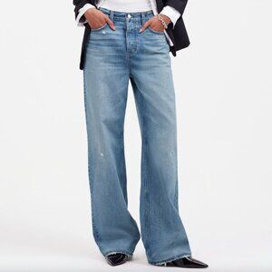 Madewell Light Blue Flare & Wide Leg Jeans